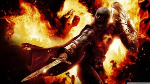 Dogmatic Dragon Warrior Wallpaper