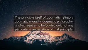 Dogmatic Religion, Morality, And Philosphy Wallpaper
