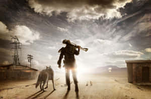 Dogmeat, The Loyal Canine Companion, In Fallout 4 Wallpaper