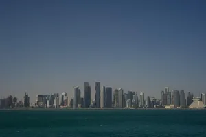 Doha City Bay Sunlight Wallpaper