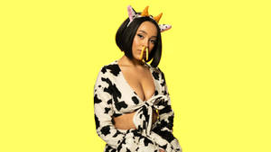 Doja Cat Cow Costume Wallpaper