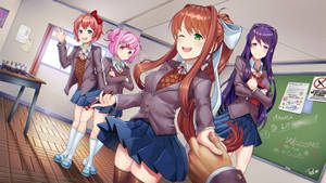 Doki Doki Literature Club Concept Art Wallpaper