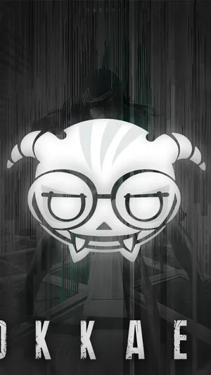Dokkaebi Rainbow Six Siege Icon On Gray Wallpaper