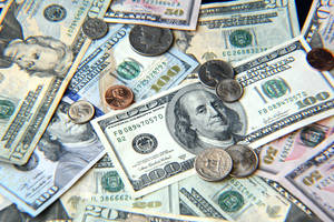 Dollar And Coin Inflation Wallpaper