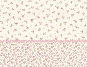 Dollhouse Two Pattern Roses Wallpaper