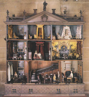 Dollhouse Vintage Antique Wallpaper