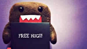 Domo Kun Free Hugs Sign Wallpaper