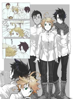 Don From The Promised Neverland - Defiant And Brave Wallpaper