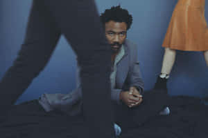 Donald Glover Contemplative Pose Wallpaper