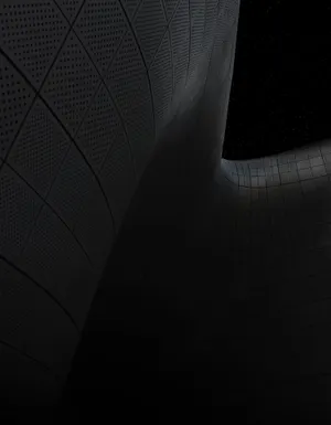 Dongdaemun Design Plaza Dark Mode Wallpaper