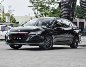 Dongfeng Aeolus Yixuan Black Sedan Wallpaper