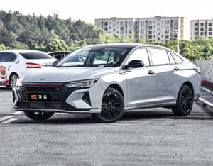 Dongfeng Aeolus Yixuan Silver Sedan Wallpaper