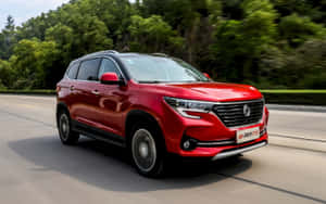 Dongfeng Truck On The Picturesque Road Wallpaper