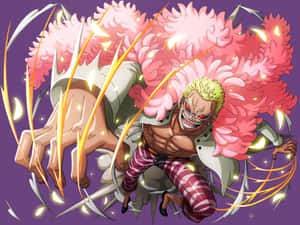 Donquixote Doflamingo Is A Former King Of The Pirate Group The Seven Warlords Of The Sea Wallpaper