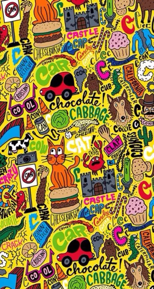 Doodle Art Dope Iphone Wallpaper