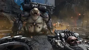 Doom Dark Ages Brutal Combat Wallpaper