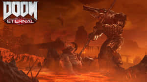 Doom Eternal Imminent Battle Wallpaper