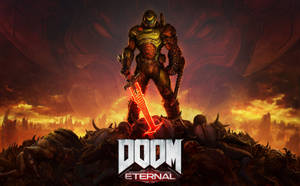 Doomguy Eternal Poster Wallpaper