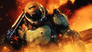 Doomguy Slayer Game Wallpaper