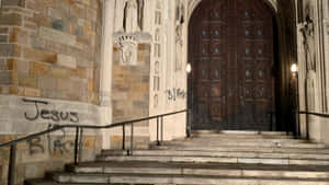 Door To The Toledo Cathedral Wallpaper