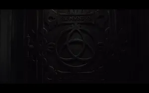 Door With Symbol In The Dark Netflix Original Wallpaper