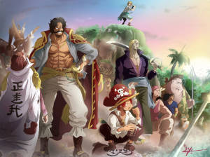 Dope Anime Roger Pirates Wallpaper