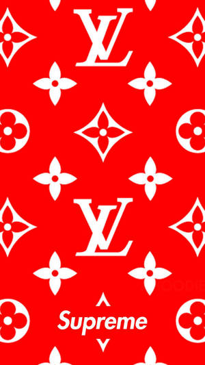 Dope Supreme Louis Vuitton Collaboration Wallpaper