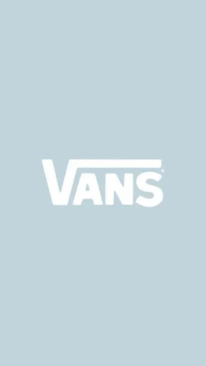 Dope Tumbler Vans Logo On A Blue Background Wallpaper