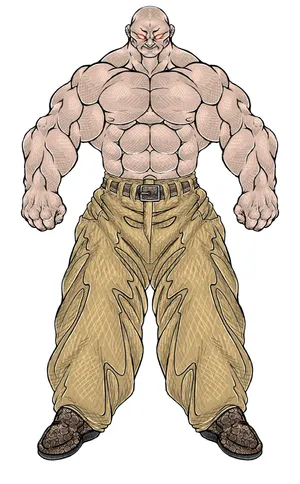 Doppo Orochi In Baki The Grappler Anime Series Wallpaper