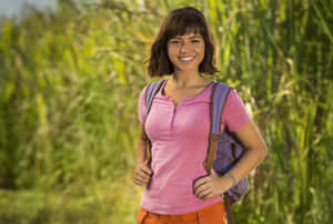 Dora The Explorer With A Goofy Grin! Wallpaper