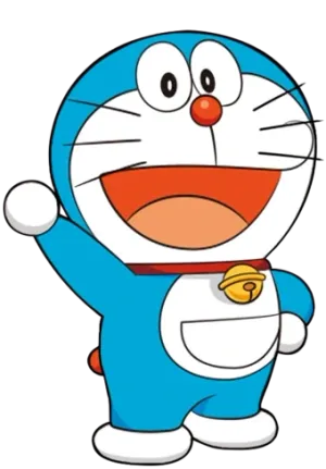 Doraemon Waving Hand 4k Wallpaper