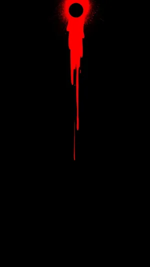 Dot Notch Dripping Blood Design Wallpaper