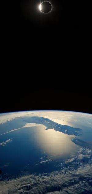 Dot Notch Planet Earth's Surface Wallpaper