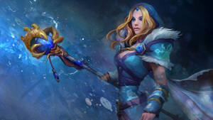 Dota 2 4k Crystal Maiden Wallpaper