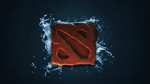 Dota 2 Brick Logo In Water Wallpaper