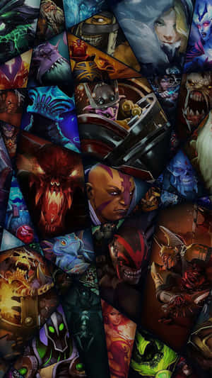 Dota 2 Heroes Epic Clash Wallpaper