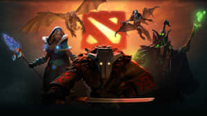 Dota 2 Heroes Unleashed Wallpaper