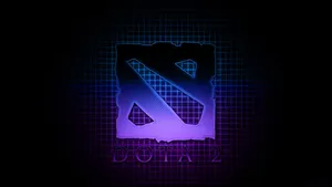 Dota 2 Logo Purple Squares Wallpaper
