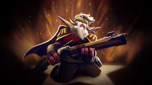 Dota 2 Sniper Unleashing Deadly Precision Wallpaper