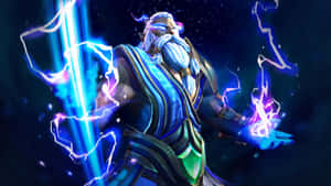 Dota 2 Zeus - The God Of Thunder Unleashed Wallpaper