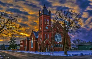 Downtown Saint Paul Skyline At Night Wallpaper