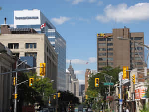 Downtown Windsor Skyline View Wallpaper