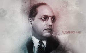 Dr Babasaheb Ambedkar Edit With Smoke Wallpaper