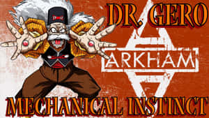 Dr Gero Arkham Mechanical Instinct Artwork Wallpaper