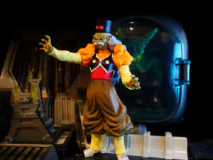 Dr Gero Figurein Lab Setting Wallpaper