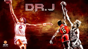 Dr. J Julius Erving Poster Wallpaper