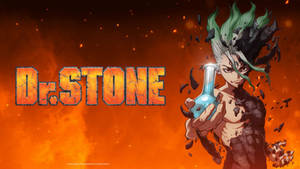 Dr Stone Blazing Fire Wallpaper