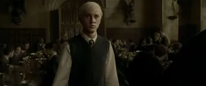 Draco Malfoy In Harry Potter Scene Wallpaper