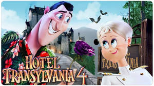 Dracula And Ericka Van Helsing From Hotel Transylvania Wallpaper