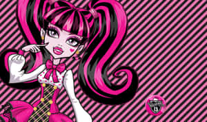 Draculaura Monster High Animated Character Wallpaper